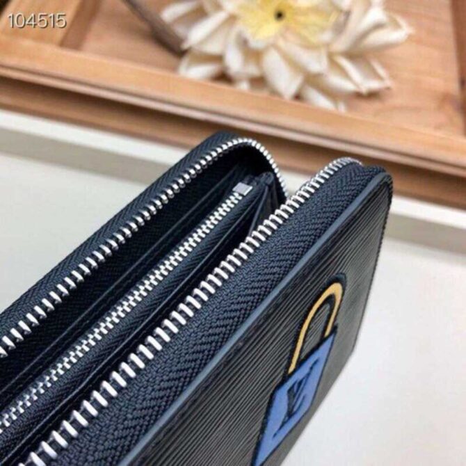 Louis Vuitton Replica LV Replica Stories Epi Leather Zippy Wallet M63376 Noir 2019