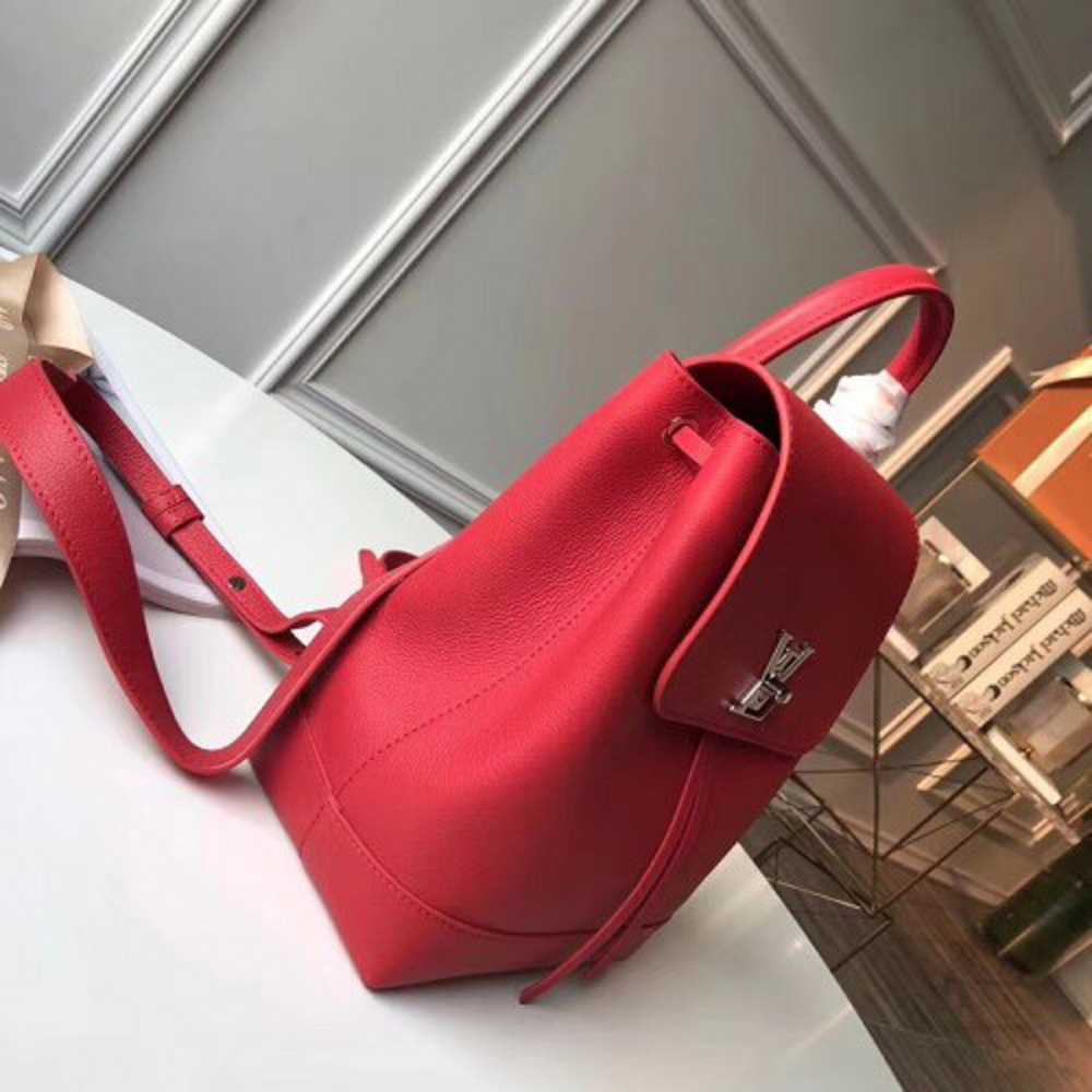 Louis Vuitton Replica Lockme Backpack Bag M41814 Rubis 2018