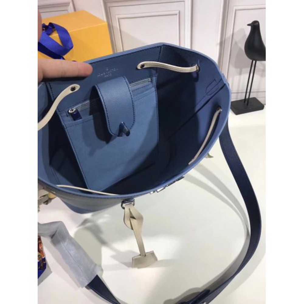 Louis Vuitton Replica Lockme Bucket M51413 Blue 2018