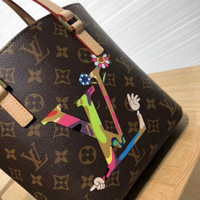 Louis Vuitton Replica Logo Print Monogram Canvas Shoppint Tote Bag 2019