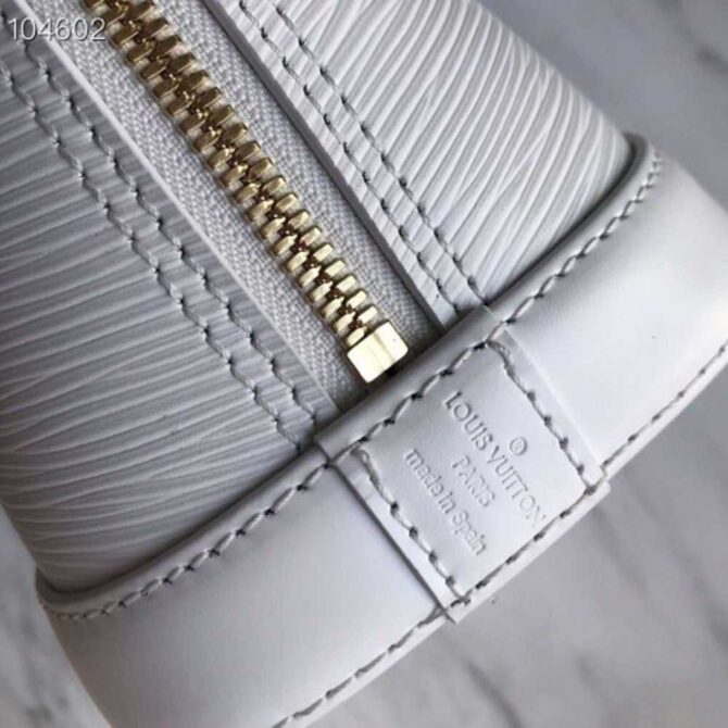 Louis Vuitton Replica Love Lock Epi Leather Alma BB Bag M52885 Blanc 2019