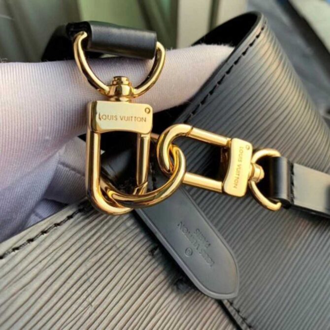 Louis Vuitton Replica Love Lock Epi Leather NeoNoe Bucket Bag M53237 Black
