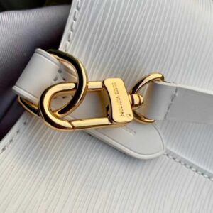 Louis Vuitton Replica Love Lock Epi Leather NeoNoe Bucket Bag M53238 White
