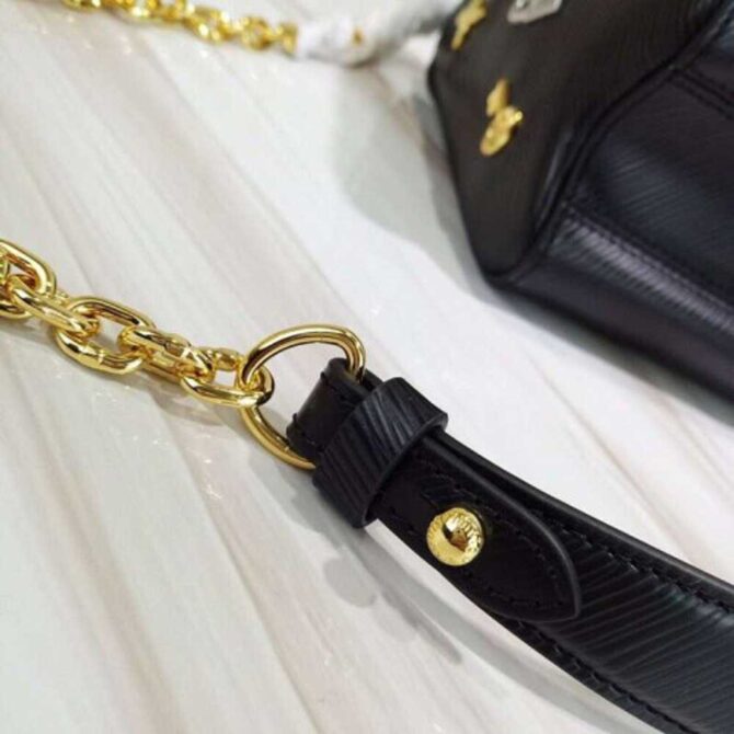 Louis Vuitton Replica Love Lock Epi Leather Twist MM Bag M52891 Noir 2019