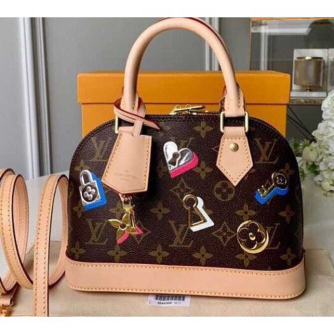 Louis Vuitton Replica Love Lock Monogram Canvas Alma BB Bag M44368 2019