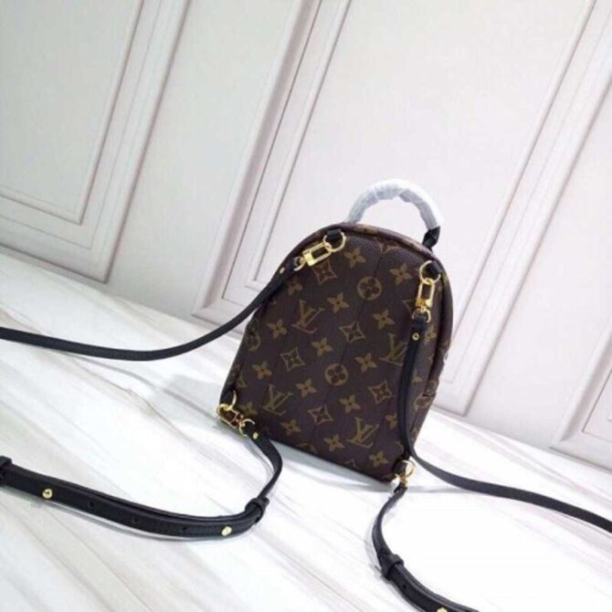 Louis Vuitton Replica Love Lock Monogram Canvas Palm Springs Mini Backpack Bag M44367 2019