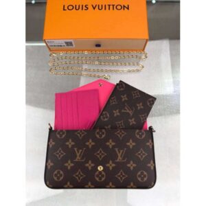 Louis Vuitton Replica Love Lock Monogram Canvas Pochette Felicie Bag M63999 2019