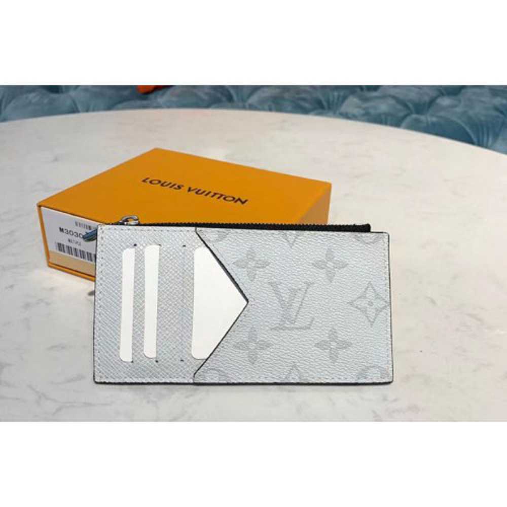 Louis Vuitton Replica M30270 LV Replica Coin Card Holder White Monogram ...