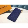Louis Vuitton Replica M30297 LV Replica Brazza Wallet Monogram Canvas and Taiga Leather Blue