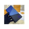 Louis Vuitton Replica M30713 LV Replica Brazza wallet in Blue monochrome Taiga leather
