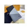 Louis Vuitton Replica M30713 LV Replica Brazza wallet in Gray monochrome Taiga leather
