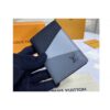 Louis Vuitton Replica M30729 LV Replica Pocket Organizer Wallet in Gray monochrome Taiga leather