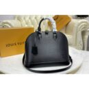 Louis Vuitton Replica M40302 LV Replica Alma PM handbag in Black Epi Leather