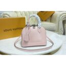 Louis Vuitton Replica M41327 LV Replica Alma BB handbag in Black Rose Ballerine Pink Leather