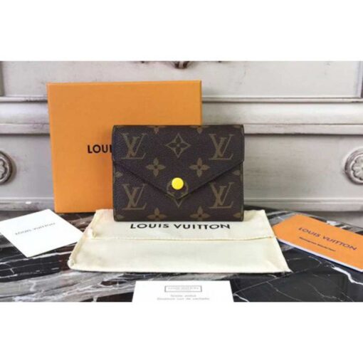 Louis Vuitton Replica M41938 Monogram Canvas Victorine Wallet Lemon