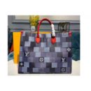 Louis Vuitton Replica M44576 LV Replica Onthego tote bags Damier Graphite Canvas