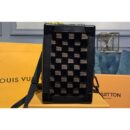 Louis Vuitton Replica M45044 LV Replica Vertical Soft Trunk bag Damier Ebene Canvas With Black