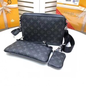 Louis Vuitton Replica M45320 DISTRICT BAGS IN MONOGRAM ECLIPSE CANVAS