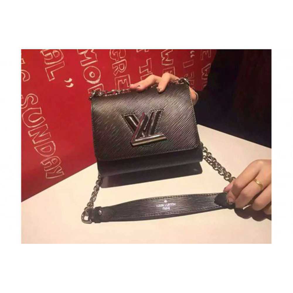 Louis Vuitton Replica M50271 Epi Leather Twist MM Bags Black
