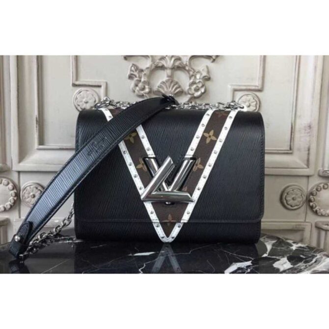 Louis Vuitton Replica M50282 Epi Leather Twist MM Bags Black