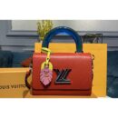Louis Vuitton Replica M50282 LV Replica TWIST MM Bags Red Epi Leather