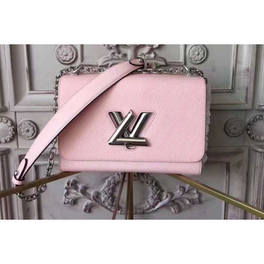 Louis Vuitton Replica M50282 Twist MM Epi Bags Pink