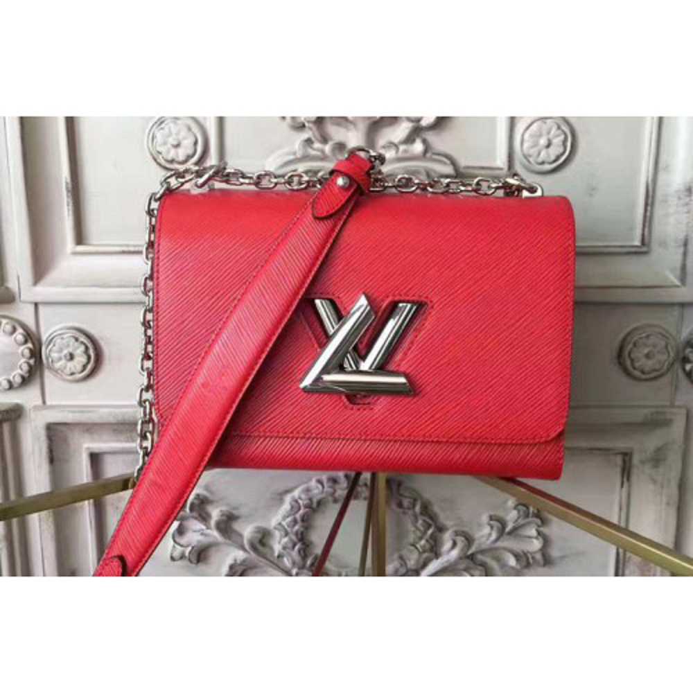 Louis Vuitton Replica M50282 Twist MM Epi Bags Red