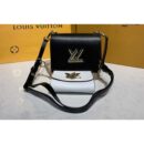 Louis Vuitton Replica M50332 LV Replica Twist PM chain bag in White/Black Epi leather