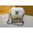 Louis Vuitton Replica M50332 LV Replica Twist PM chain bag in White/Gold Epi leather