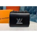 Louis Vuitton Replica M50332 LV Replica Twist PM chain bags Black Epi leather