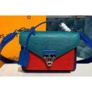 Louis Vuitton Replica M50377 LV Replica Soft Trunk Messenger Bags Green/Red/Blue Epi Leather