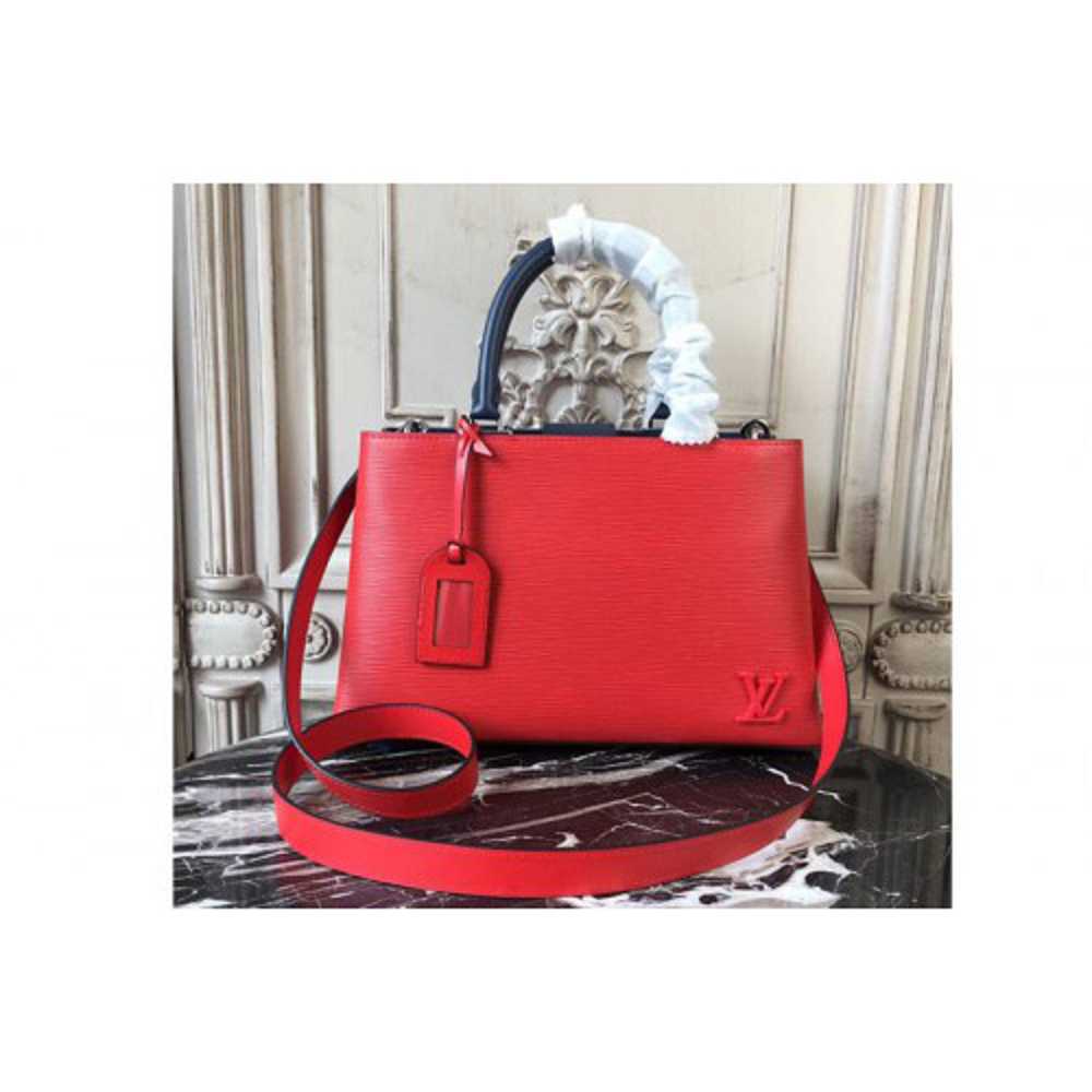 Louis Vuitton Replica M51333 Kleber PM Epi Leather Bags Red