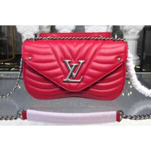 Louis Vuitton Replica M51943 LV Replica New Wave Chain Bags MM Red