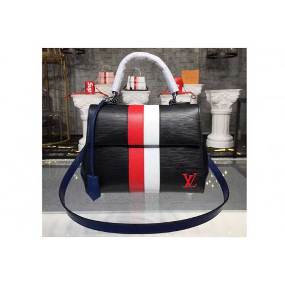 Louis Vuitton Replica M51964 LV Replica Cluny BB Bags Epi Leather Black