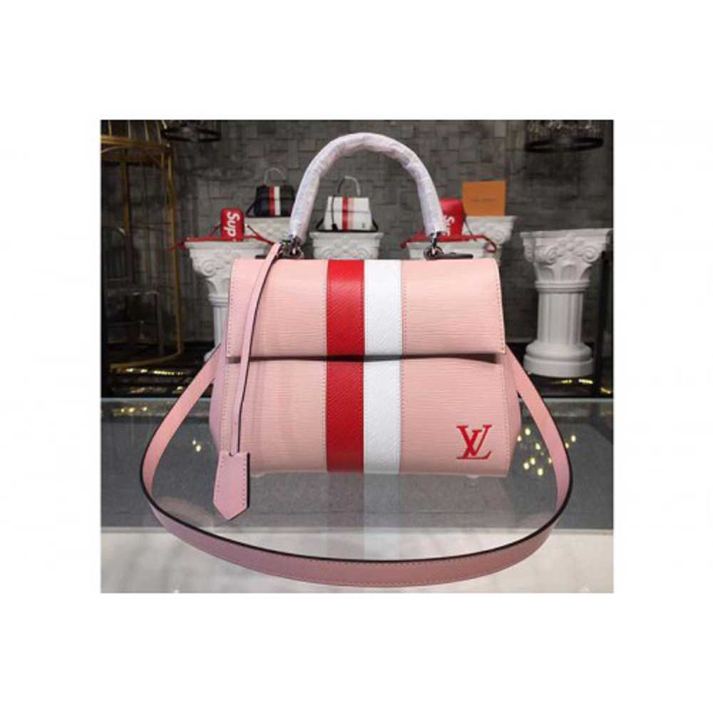 Louis Vuitton Replica M51964 LV Replica Cluny BB Bags Epi Leather Pink