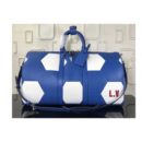 Louis Vuitton Replica M52187 LV Replica Epi Leather Keepall Bandouliere 50 Travel Bags Blue