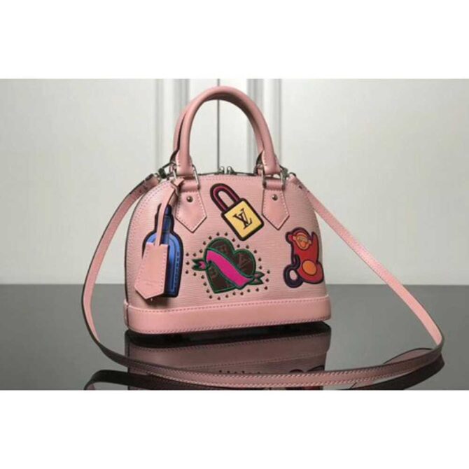 Louis Vuitton Replica M52481 LV Replica Alma BB Epi Leather Bags Pink