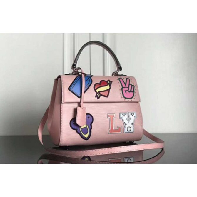 Louis Vuitton Replica M52484 LV Replica Cluny BB Epi Leather Bags Pink