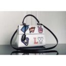 Louis Vuitton Replica M52484 LV Replica Cluny BB Epi Leather Bags White