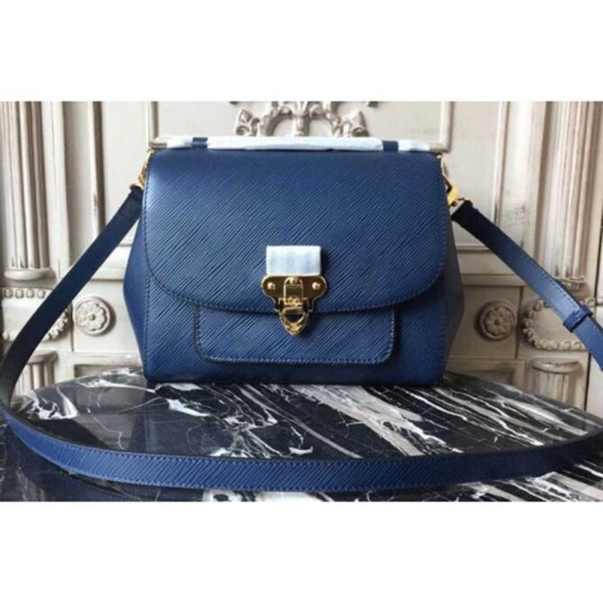 Louis Vuitton Replica M53339 Boccador Epi Leather Bags Blue