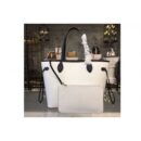 Louis Vuitton Replica M53447 LV Replica Epi Leather Neverfull MM Bags White