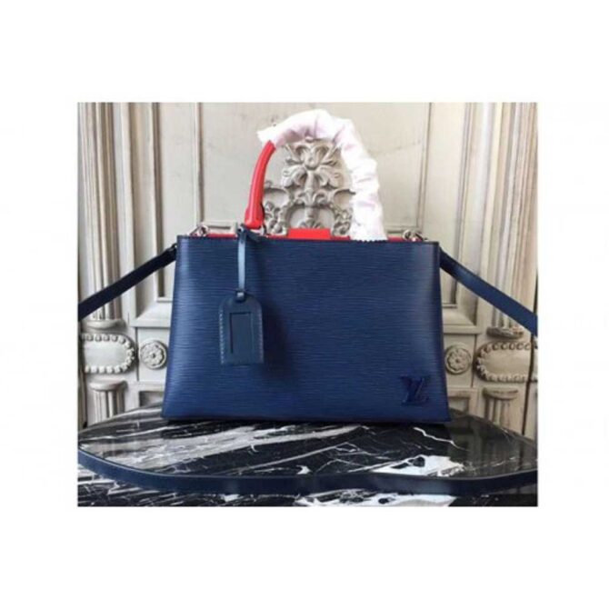 Louis Vuitton Replica M53512 Kleber PM Epi Leather Bags Blue
