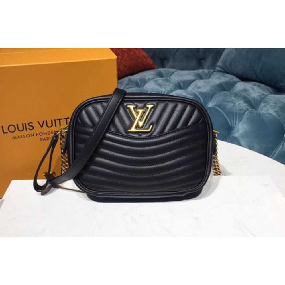 Replica Louis Vuitton Black New Wave Camera Bag M53682 BLV652 for