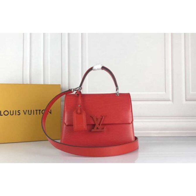 Louis Vuitton Replica M53694 LV Replica Grenelle PM Bags Epi Leather Red