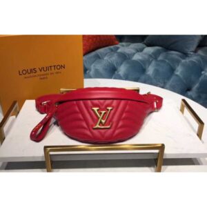 Louis Vuitton Replica M53750 LV Replica New Wave Bumbag Red Leather