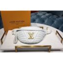 Louis Vuitton Replica M53750 LV Replica New Wave Bumbag White Leather