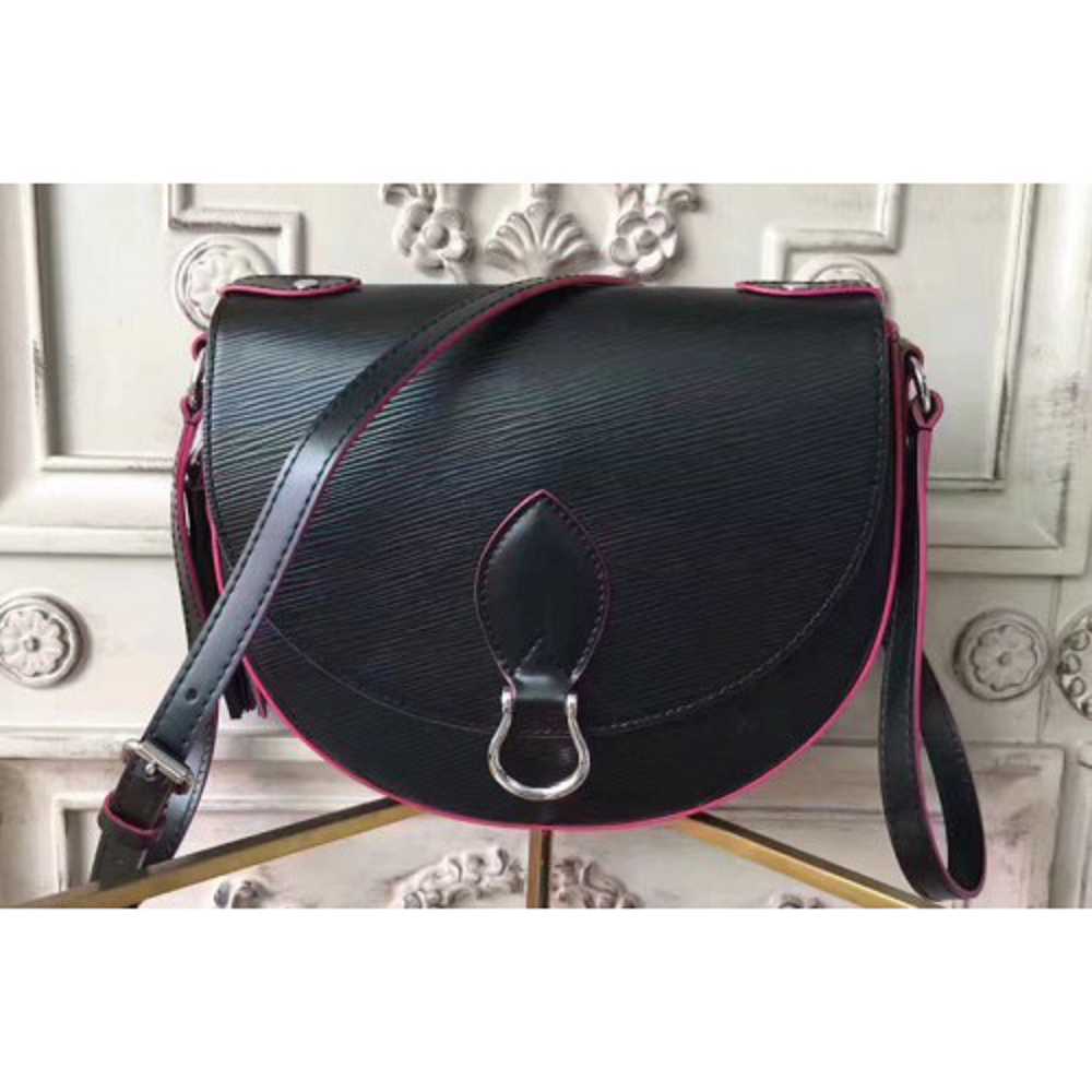 Louis Vuitton Replica M54155 Saint Cloud in Epi leather Bags Black