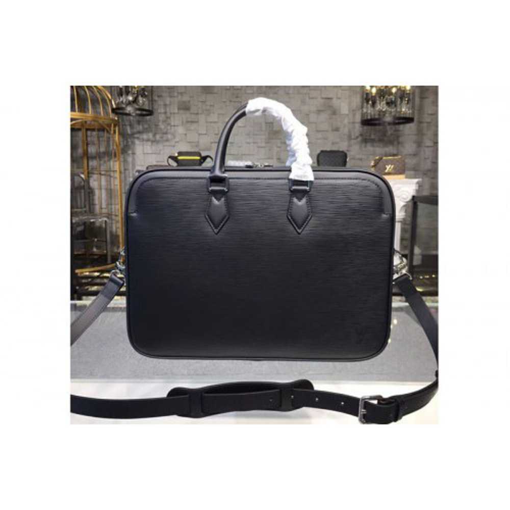 Louis Vuitton Replica M54404 LV Replica Dandy MM Epi Leather Bags Black