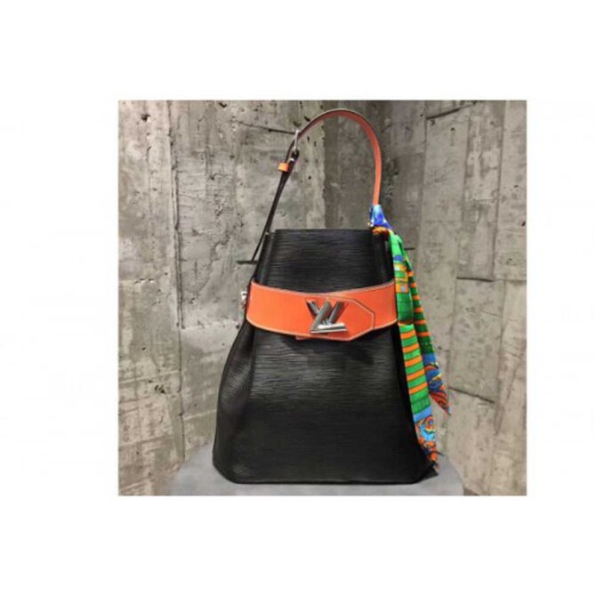 Louis Vuitton Replica M55188 Epi Leather Bucket Bag Noir