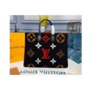 Louis Vuitton Replica M55421 LV Replica Onthego tote bag Black Monogram Canvas and VeLV Replicaet